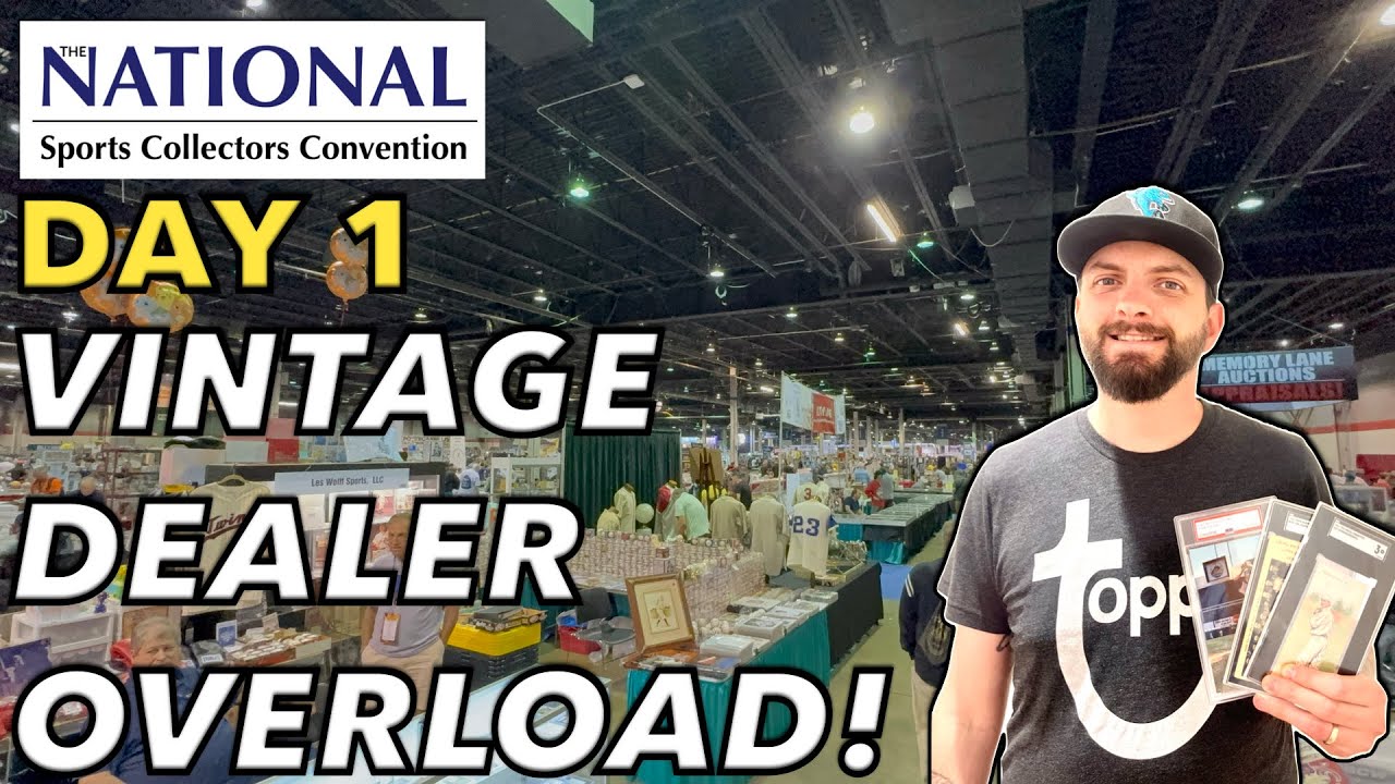 Day 1 at The National 2025 | Vintage Dealer Tables Everywhere!