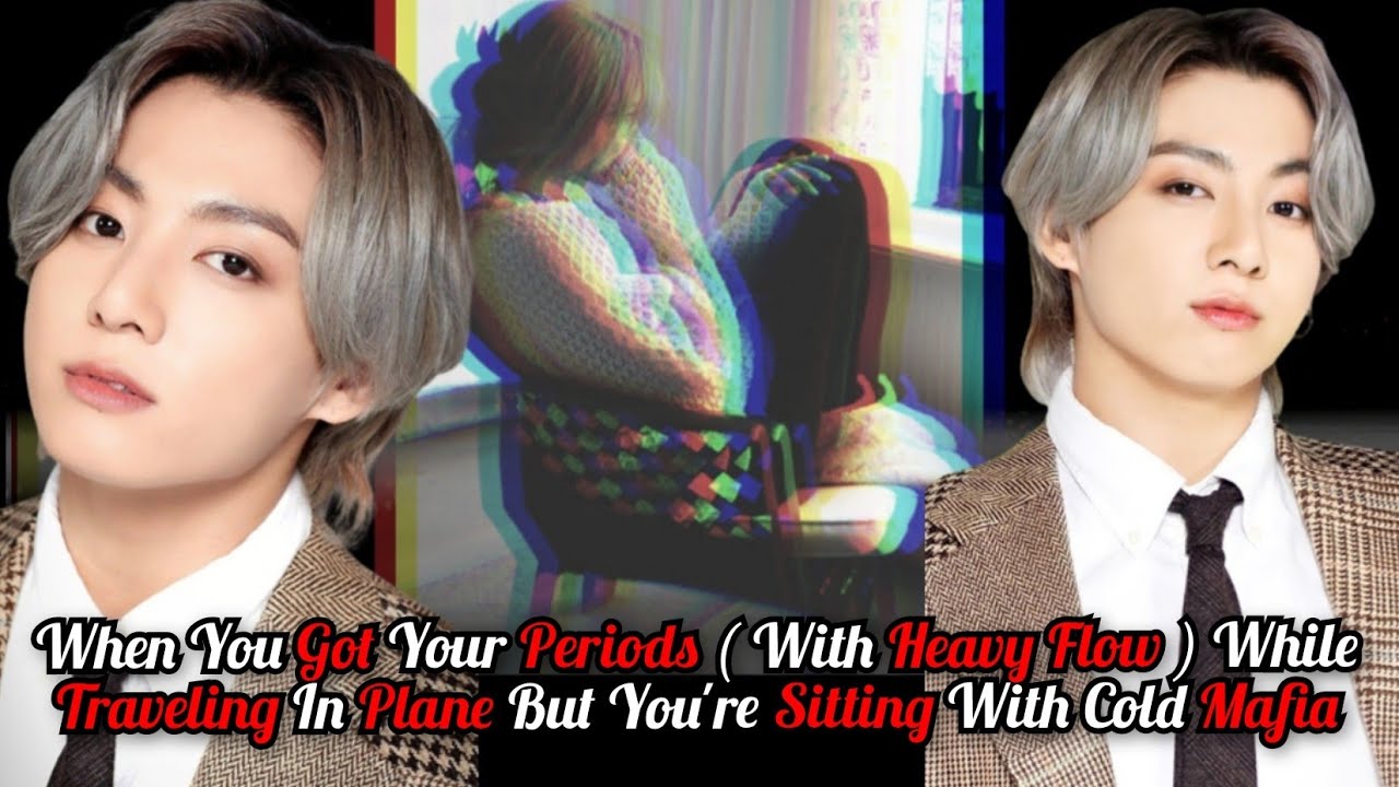 Когда у тебя начались месячные (с обильными выделениями) во время полета в самолете, но ты сидишь...