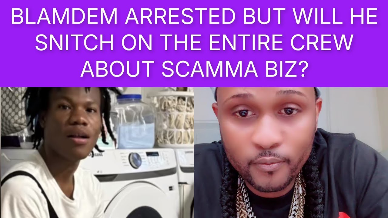Breaking News BlamDem allegedly arrested for scamma activity & he plans to rat out everyone involved