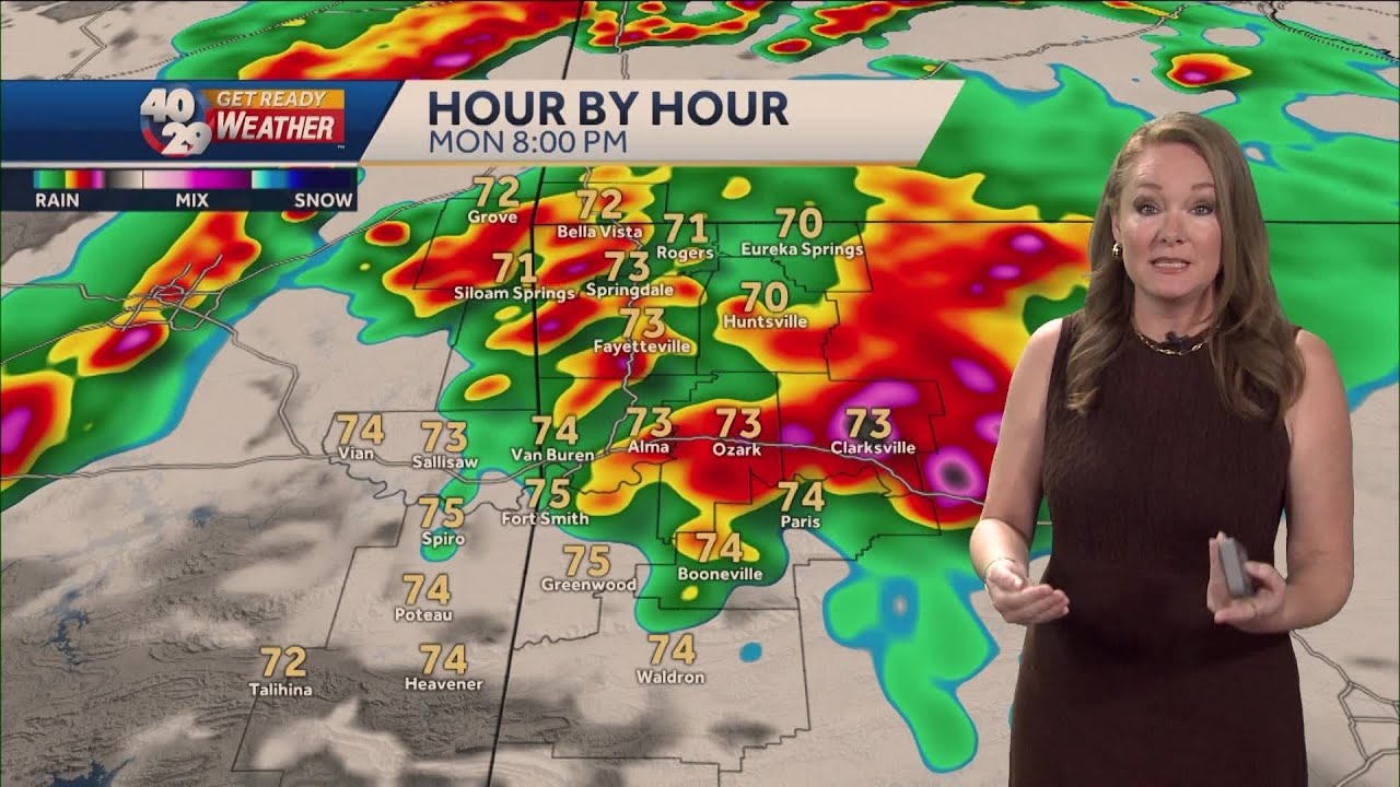 Severe Storms With Strong Tornadoes Possible Across Arkansas Today