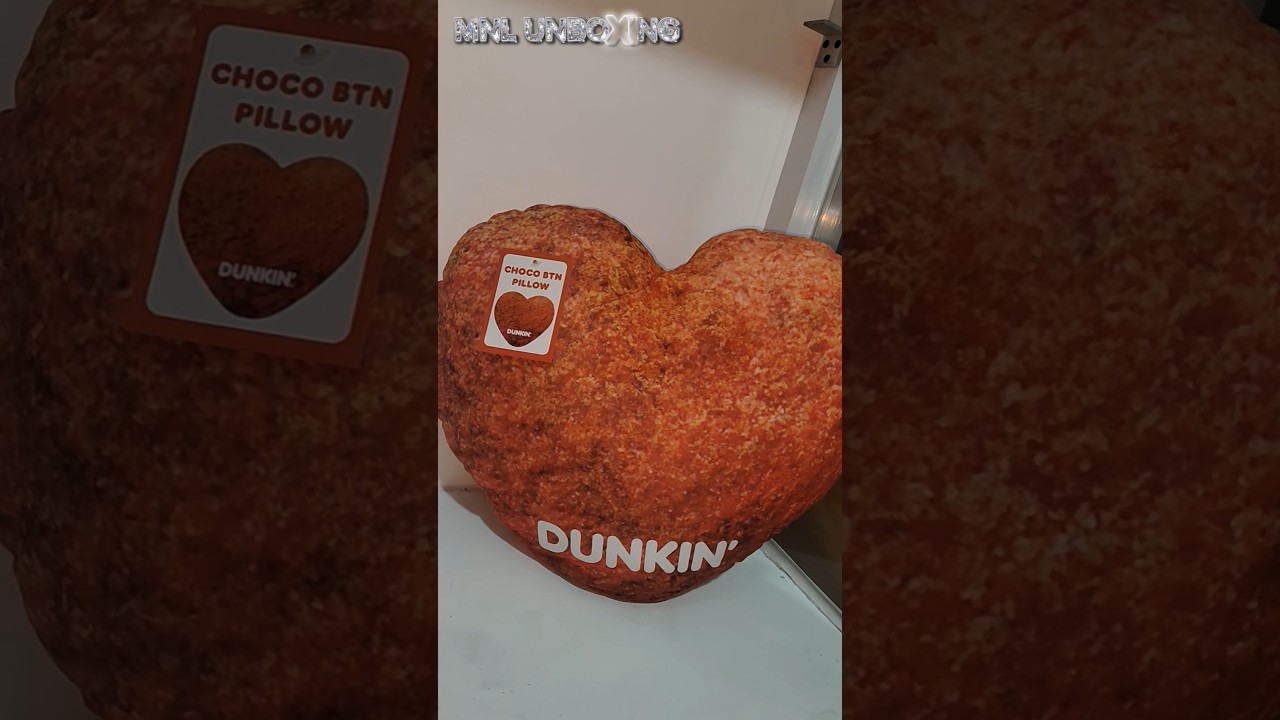 UNBOXING DUNKIN' PILLOW CHOCO BTN HEART PILLOW FEBRUARY EDITION 2026#mnlunboxing#dunkindonuts#shorts