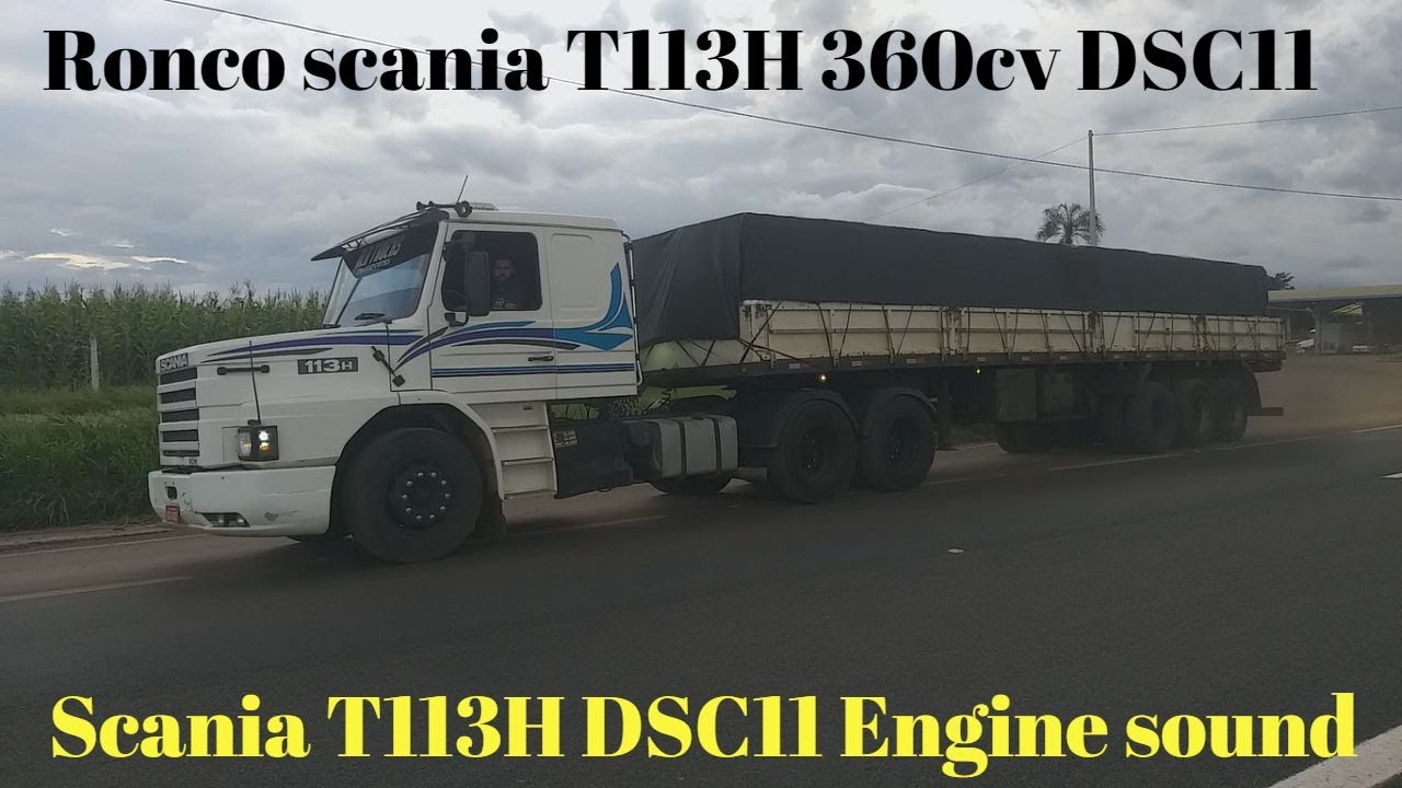 Ronco Scania 113h dsc11 360cv / Scania T113H dsc11 engine sound