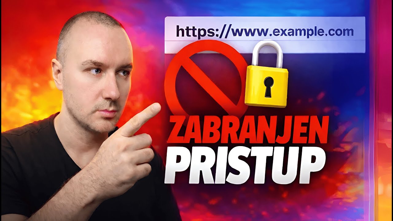 ZABRANI bilo koji sajt u Windowsu - BEZ dodatnih programa!