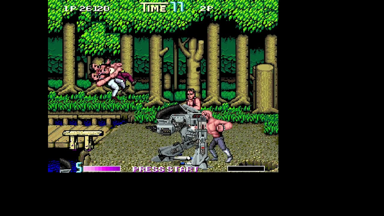 Double Dragon Reloaded Alternate Crazy Mod ED-209 Playthrough