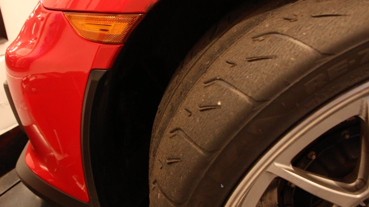 Quick wear of the RE71R on track:  a pricey lesson