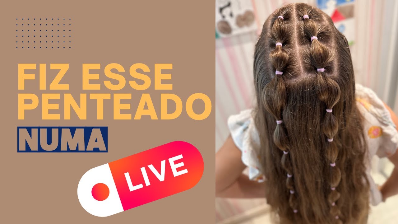 PENTEADO INFANTIL PRÁTICO E LINDO | PEINADO INFANTIL PRÁCTICO Y BONITO