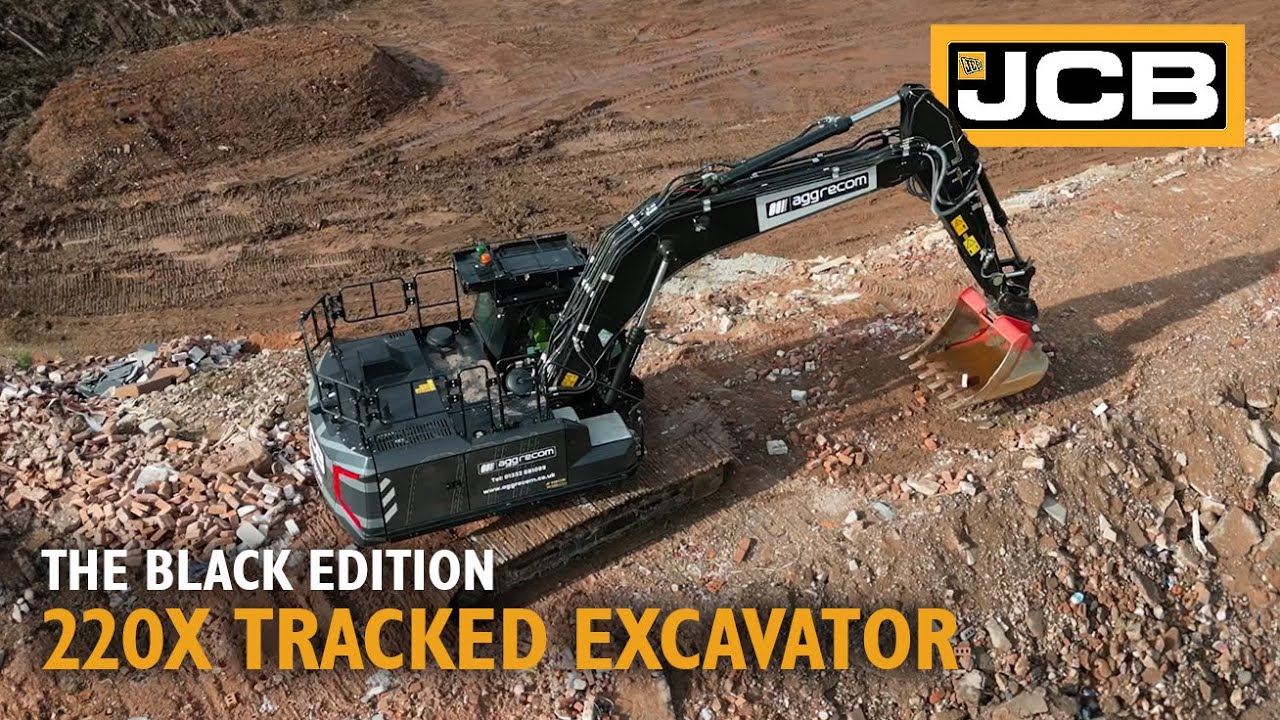 The Black Edition #JCB 220X Tracked Excavator