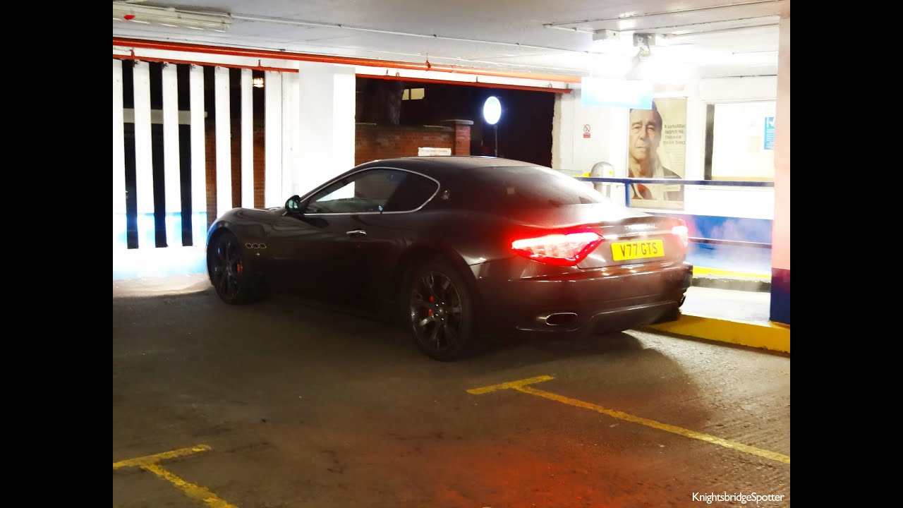 LOUD Maserati GranTurismo S in Knightsbridge - Revs + Fast Acceleration - Part 2!
