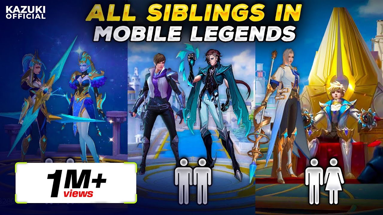 ВСЕ БРАТЬЯ И СЕСТРЫ В MOBILE LEGENDS 2021 | НАСТОЯЩИЙ БРАТ ГЬЮСИОНА РАСКРЫТ!