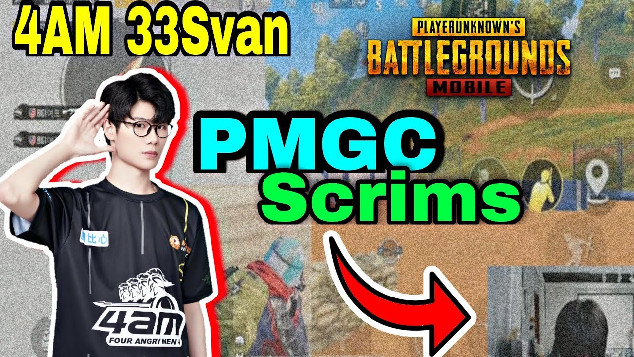 4AM 33Svan PMGC Scrims + Classic Gameplay 🔥| Pubg Mobile Global Version | Chinese Pro Player in PMGC