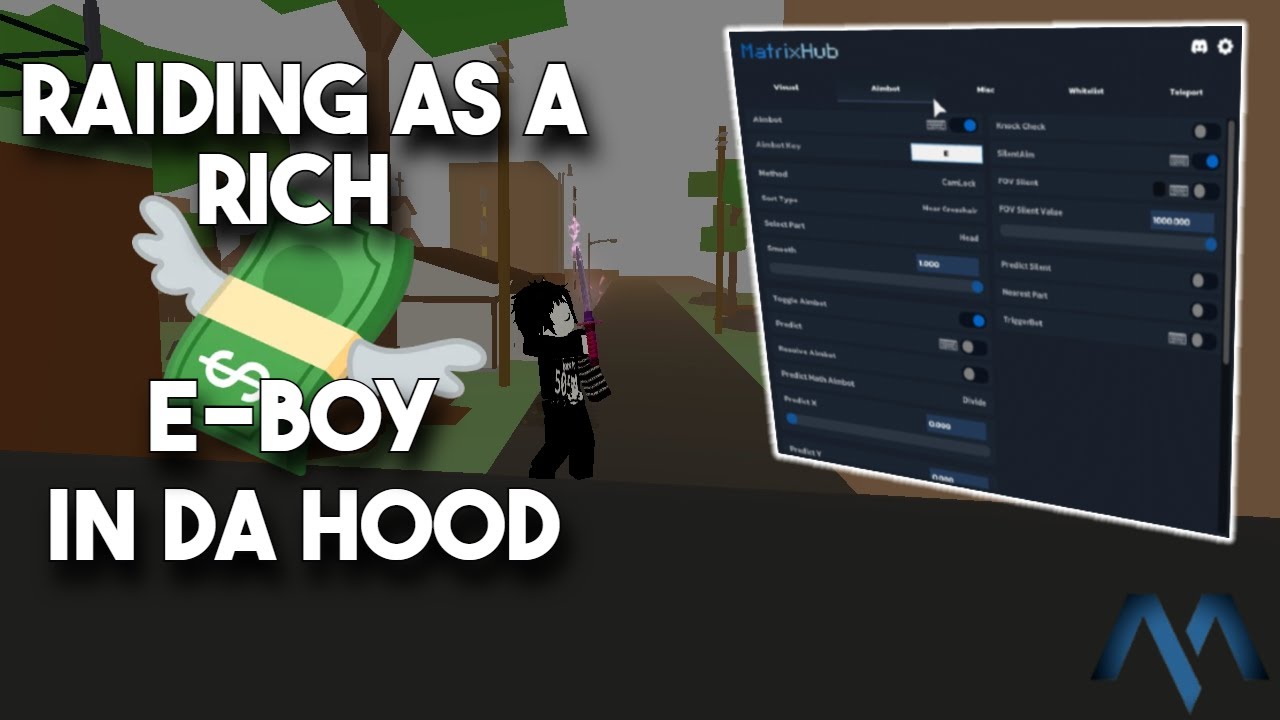 Raiding As A Rich E-Boy With Matrix In Da Hood