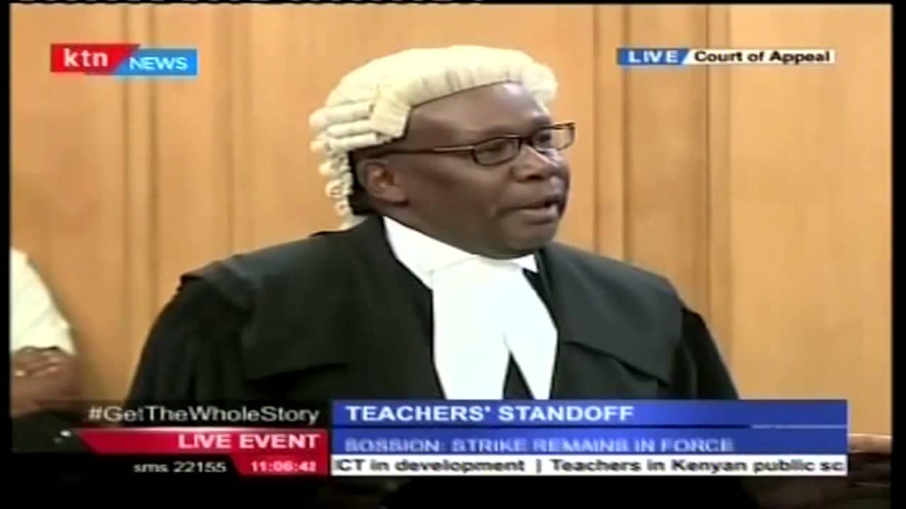 LEGAL DRAMA: Hard tackle as Lawyers Paul Muite and Githu Muigai face off in court