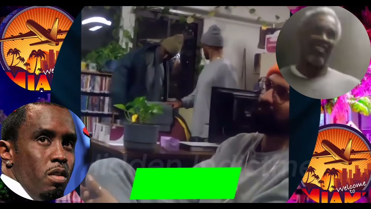 VIDEO DIDDY Doing WORK IN THE LIBRARY IN THE FEDS PASSING OUT BOOKS 📚**