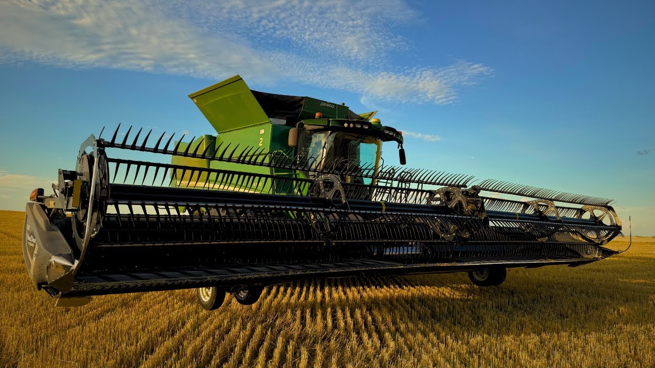 North Dakota Wheat Fields Challenge Custom Harvesters 