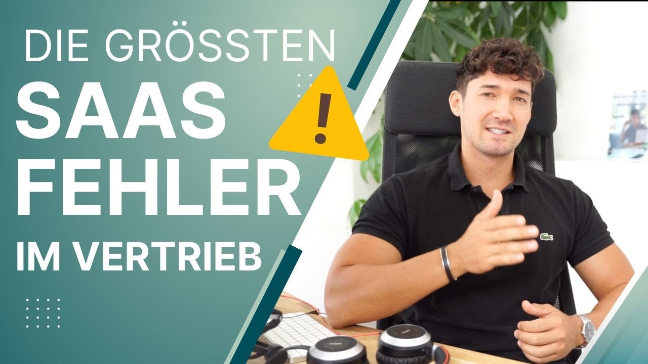 Die gr&ouml;&szlig;ten Vertriebsfehler im SaaS