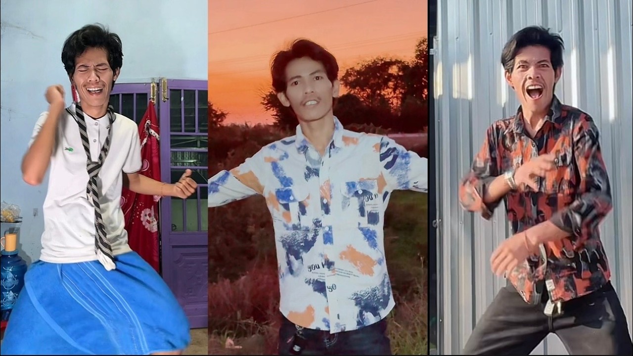 ក្បាច់រាំថ្មីៗរបស់ពូស្នា😂 #funny #ពូស្នា