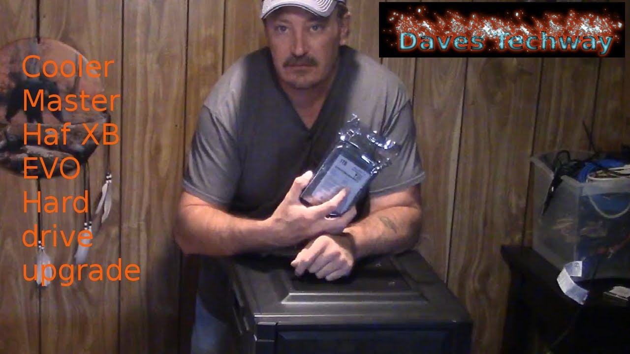Cooler Master Haf XB EVO Hard drive upgrade