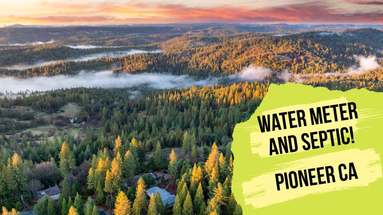 SOLD!  Sellers have already spent $27,000 on this Pioneer CA lot!
