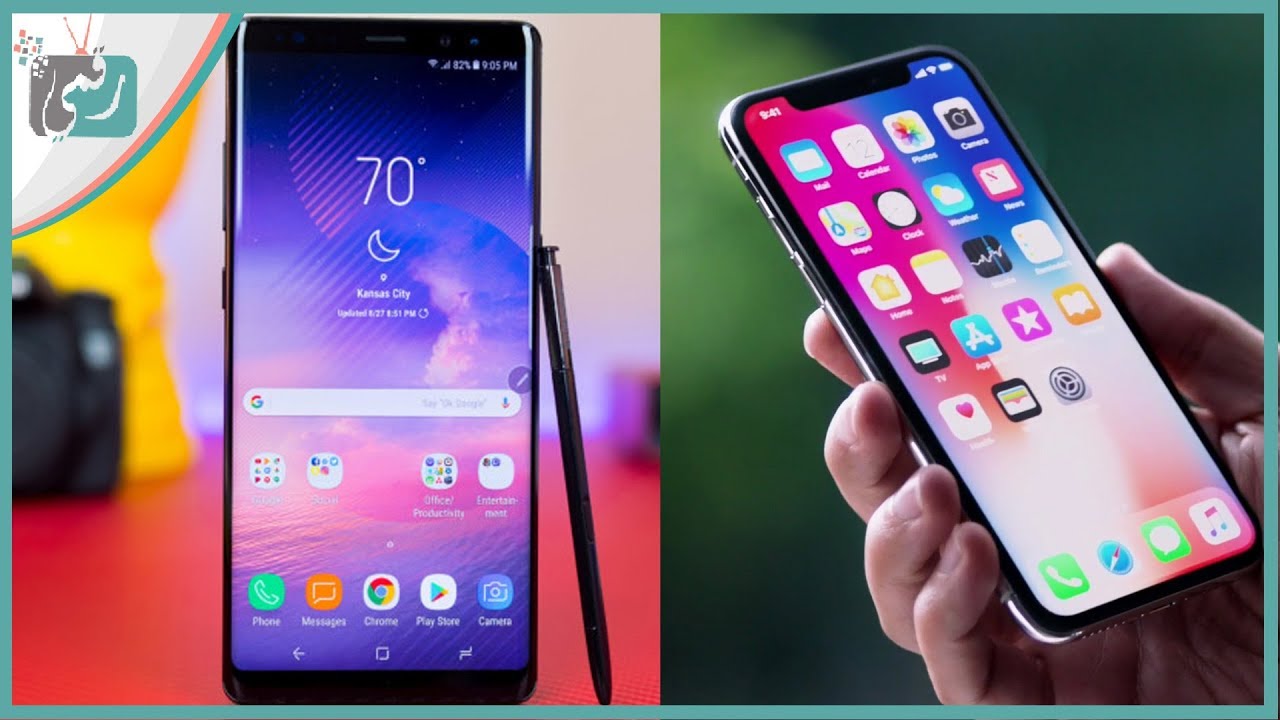 مقارنة ايفون اكس iPhone X مع جالكسي نوت 8 | من الافضل من حيث المميزات؟