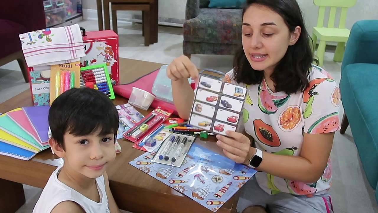 OKUL ÇANTAMDA NE VAR OKULA DÖNÜŞ KIRTASİYE ÇANTAMI HAZIRLIYORUM BACK TO SCHOOL 2019 BidünyaOyncak🦄