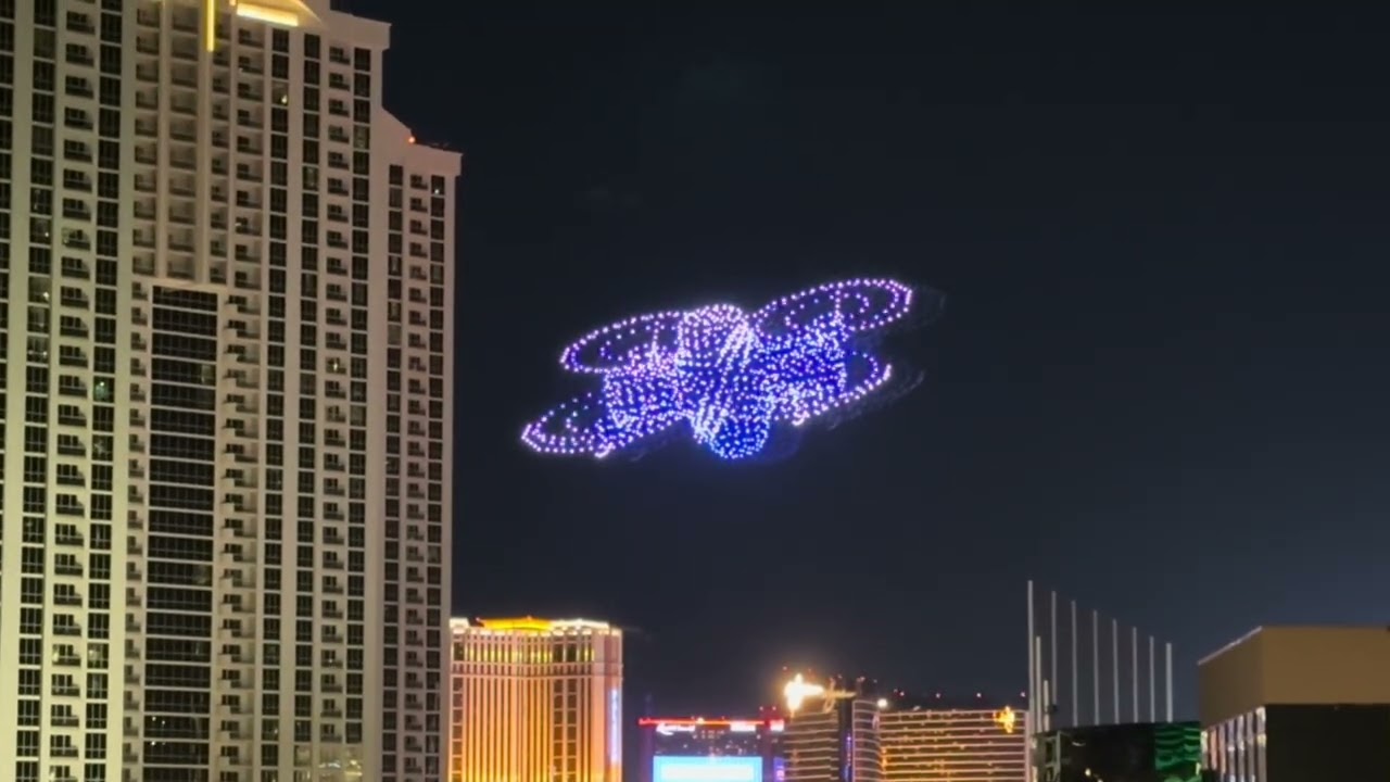 Las Vegas Drone show sightings 2026 🎉 Vegas Vibes 