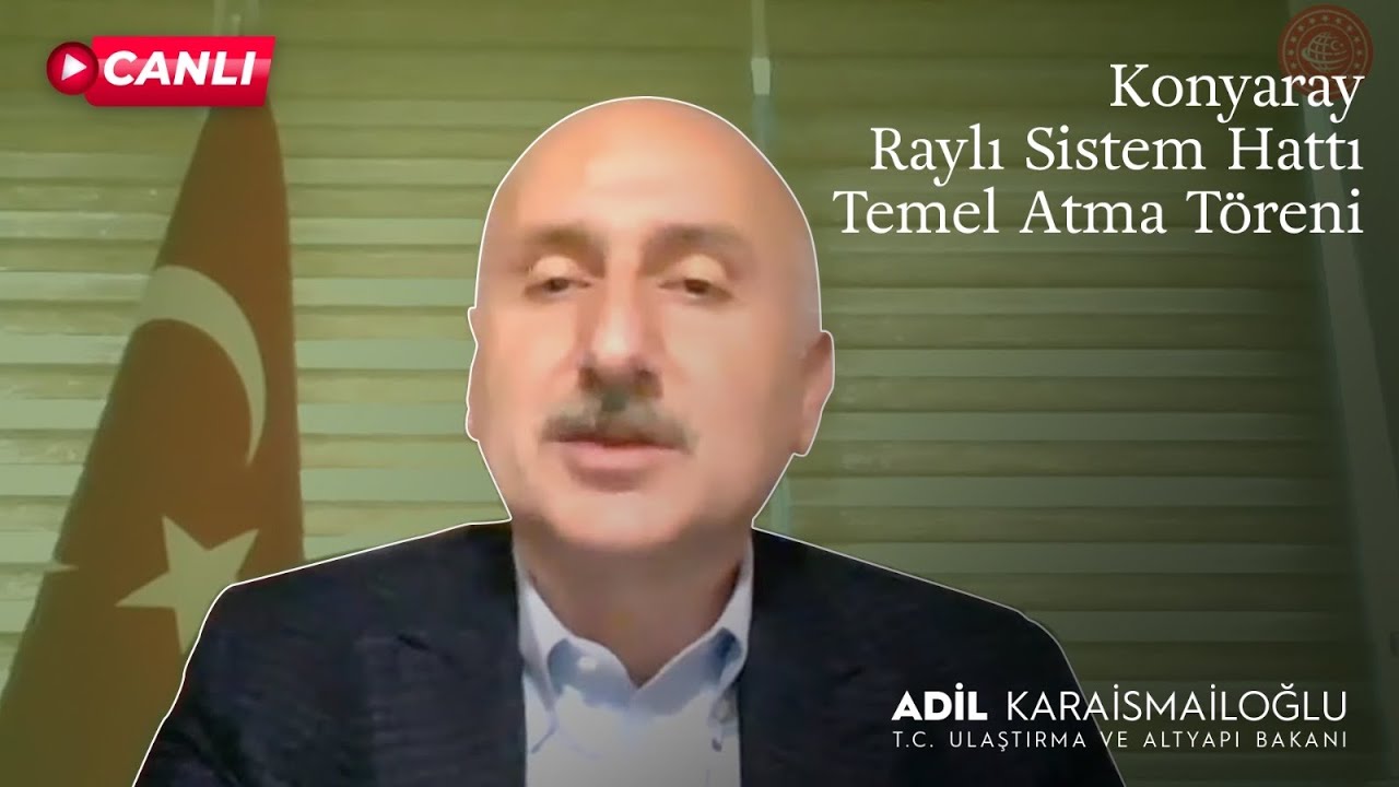 #Canlı | Konyaray Raylı Sistem Hattı Temel Atma Töreni
