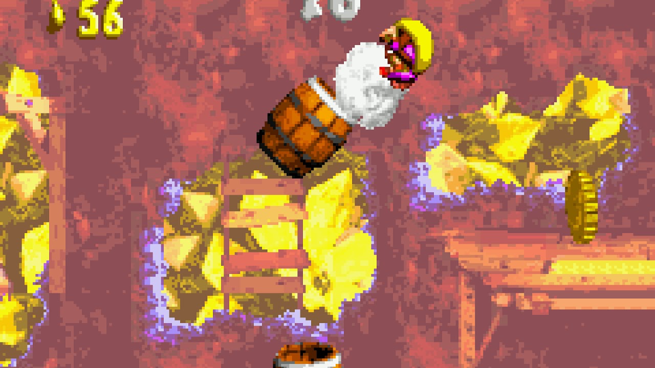 Donkey Kong Country 2 (GBA) - Crocodile Cauldron - Squawks's Shaft