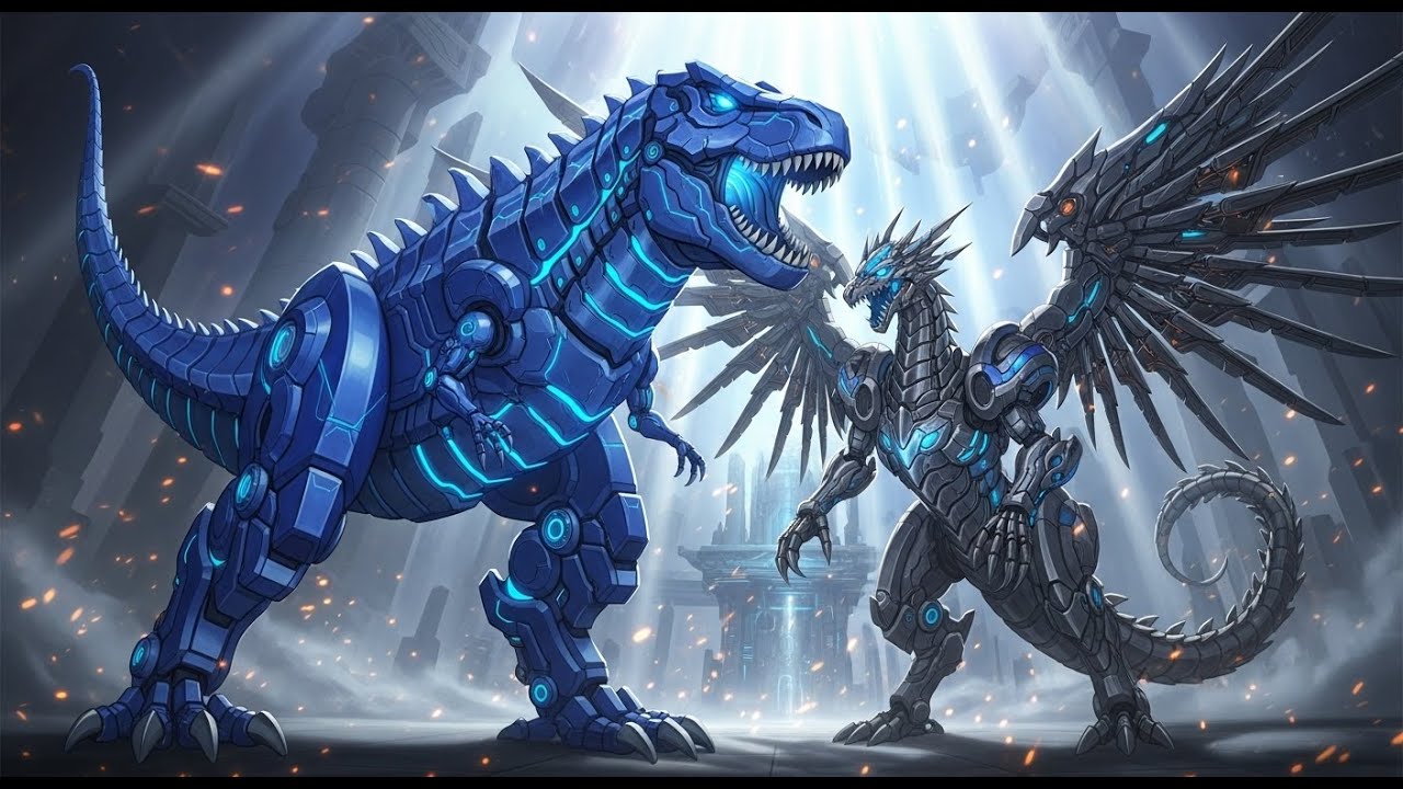 Arka Awakens: The Alliance of Mechanical Dinosaurs & Machine Dragons - Epic Saga!