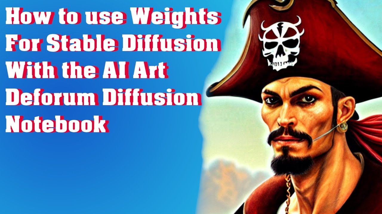 How to use Weights For Stable Diffusion With the AI Art Deforum Diffusion Notebook