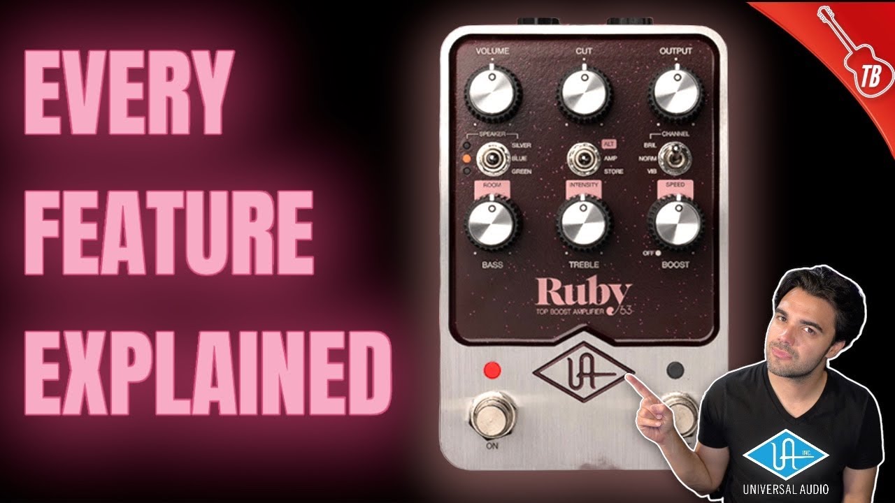 Педаль-симулятор усилителя Ruby ‘63 Vox AC30 Top Boost — полный обзор и демонстрация