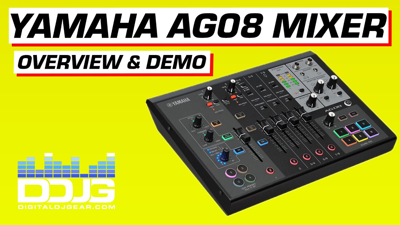 Unveiling Brand New Yamaha AG08 All-In-One Streaming Station - Full Product Overview