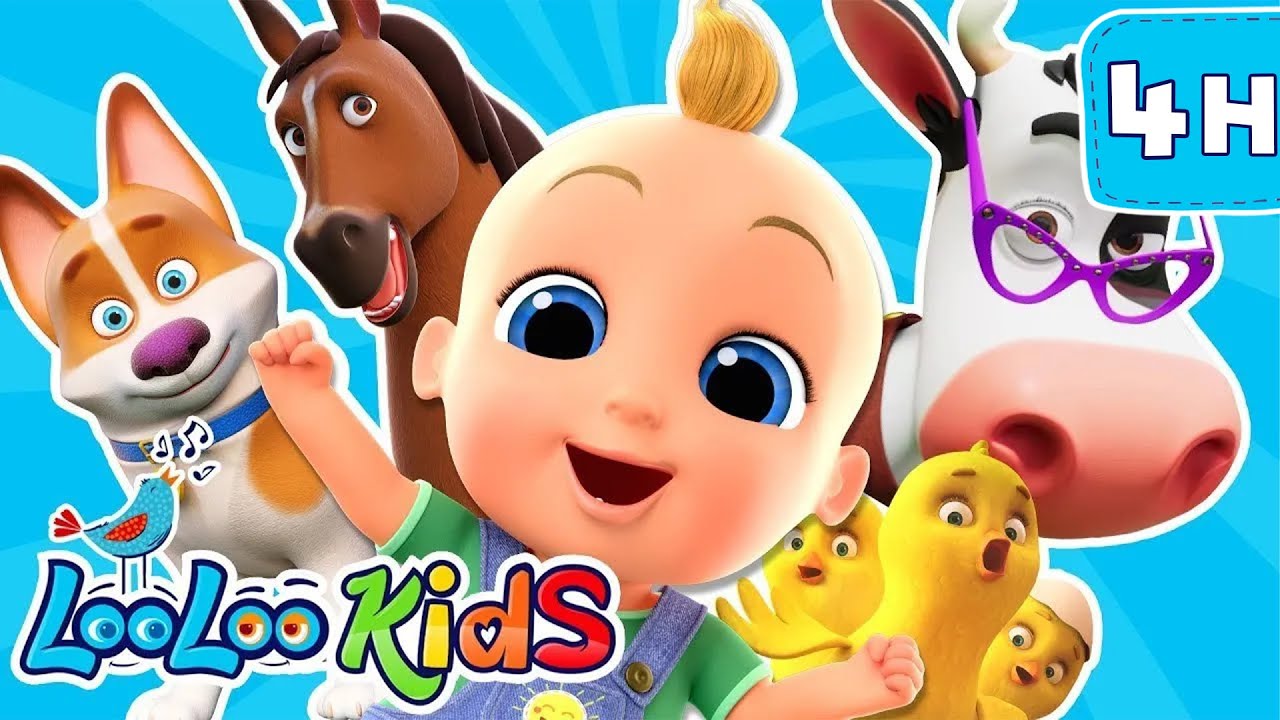 🐶🐱 Animal Sounds - S4EP70 Dance Along Super Mix - LooLoo Kids Songs for Kids