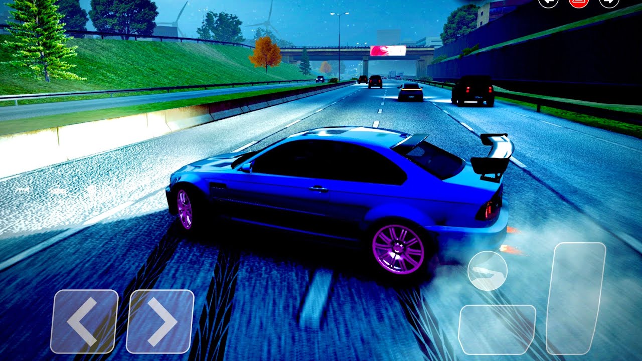 440HP BMW M3 stage 3 turbo drunk driving through traffic with music mix 🎶 - highway racers pro