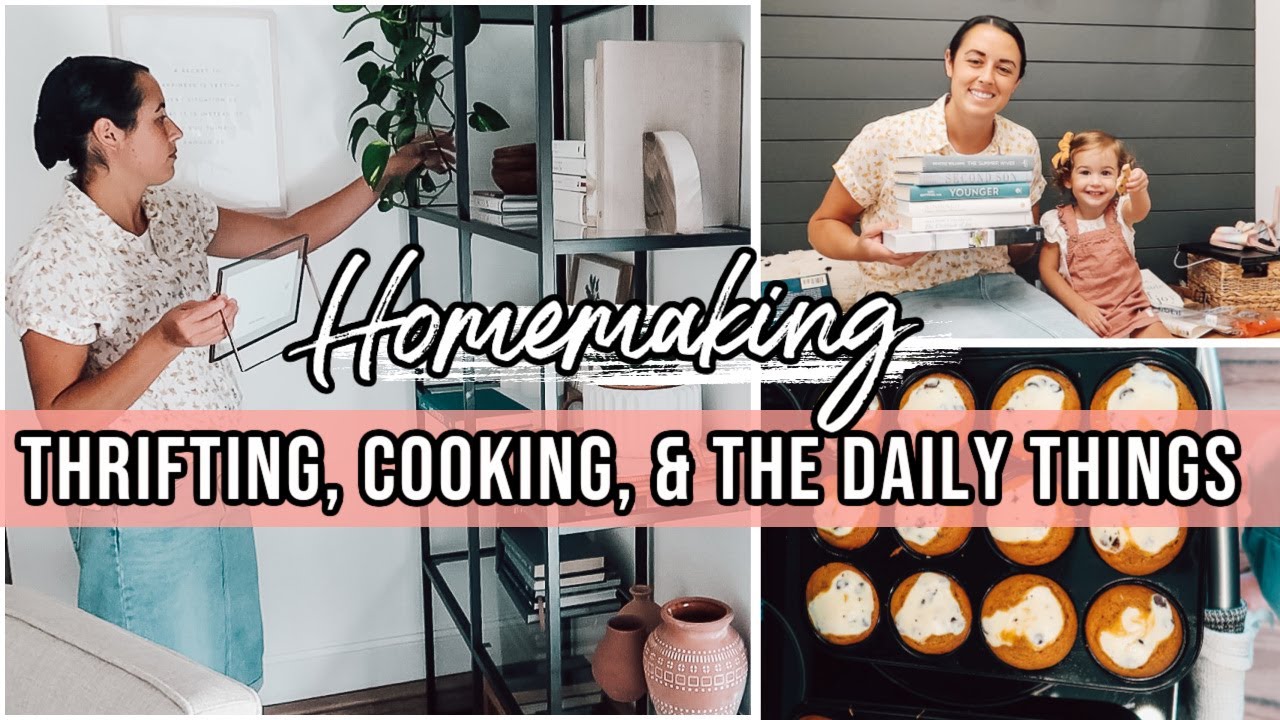 Relaxing Homemaking | What I do as a Mennonite Mom | Cooking, Thrifting, Cleaning