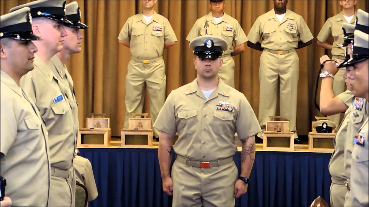 FY15 Navy Misawa's Chief's Pinning Ceremony