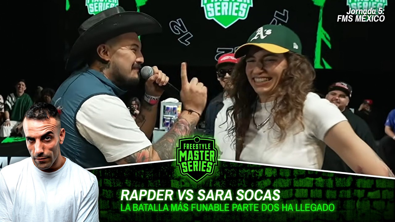 SARA SOCAS BESA A JONY BELTR&Aacute;N *RAPDER VS SARA SOCAS* #FMSMEXICO FINALS 2026 Votaci&oacute;n