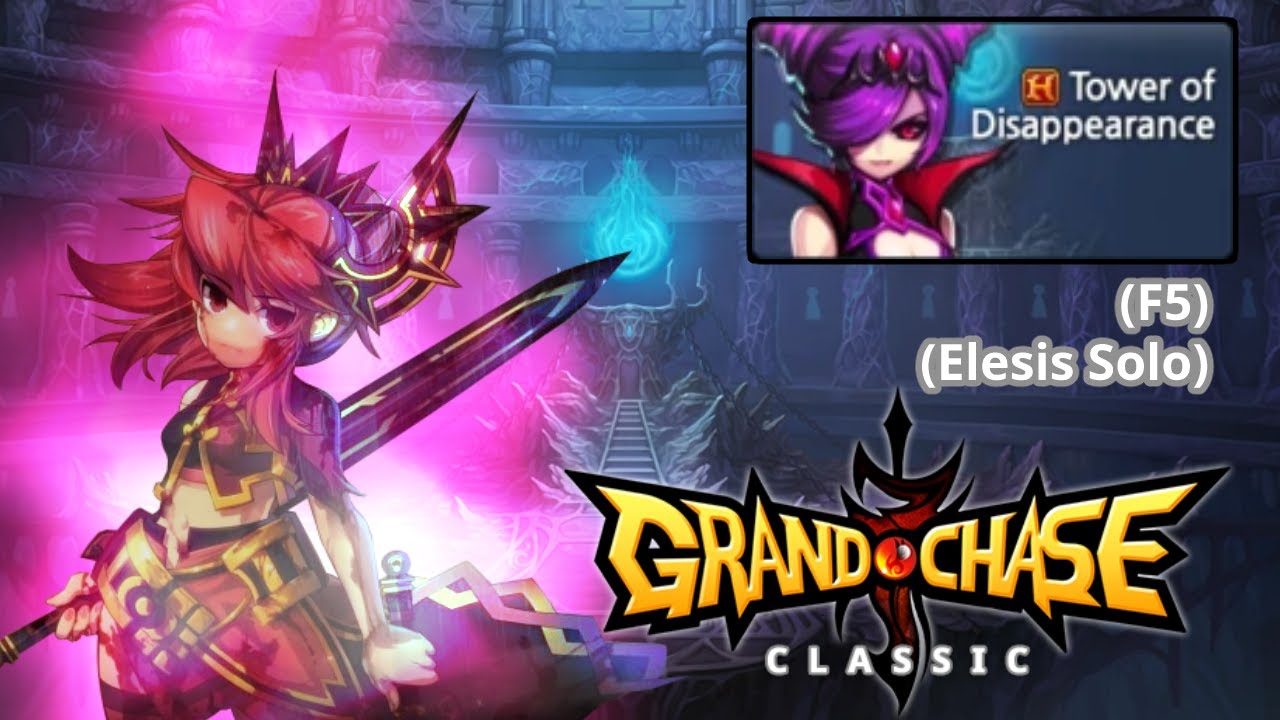 Beating Tower of Disappearance (Floor 5) with only Elesis | Grand Chase Classic