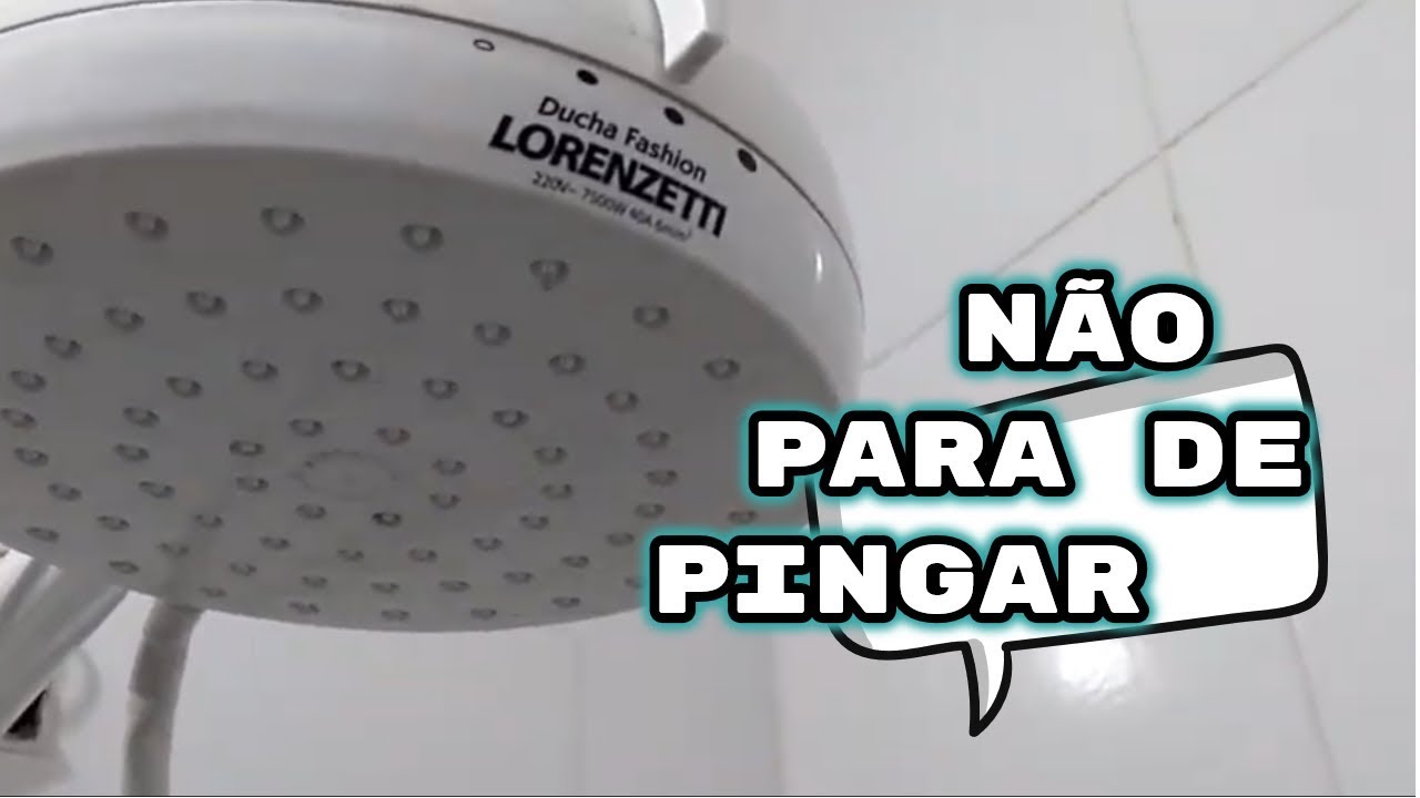 CHUVEIRO PINGANDO. Resolva com apenas 2 reais.