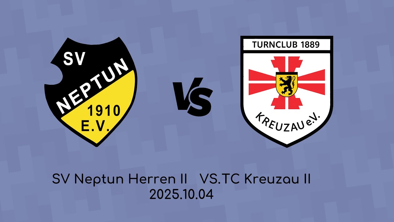 2025 10 04 | SV Neptun2 Vs TC Kreutzau 2 | Saisonspiel 2