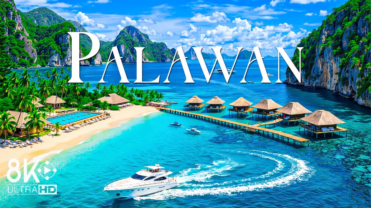 Палаван, Филиппины 8K 🇵🇭✨ – Самый красивый в мире остров в бирюзовых морях 🌊