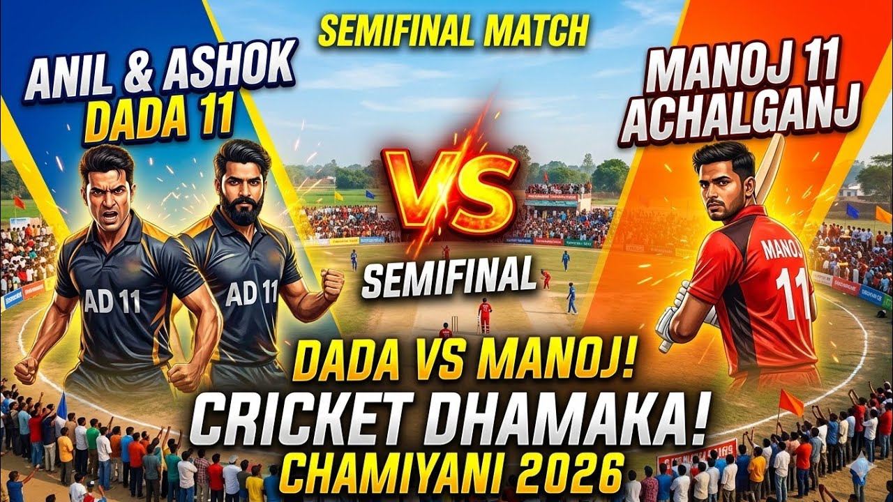 Anil & Ashok Dada 11 VS Manoj 11 Achalganj