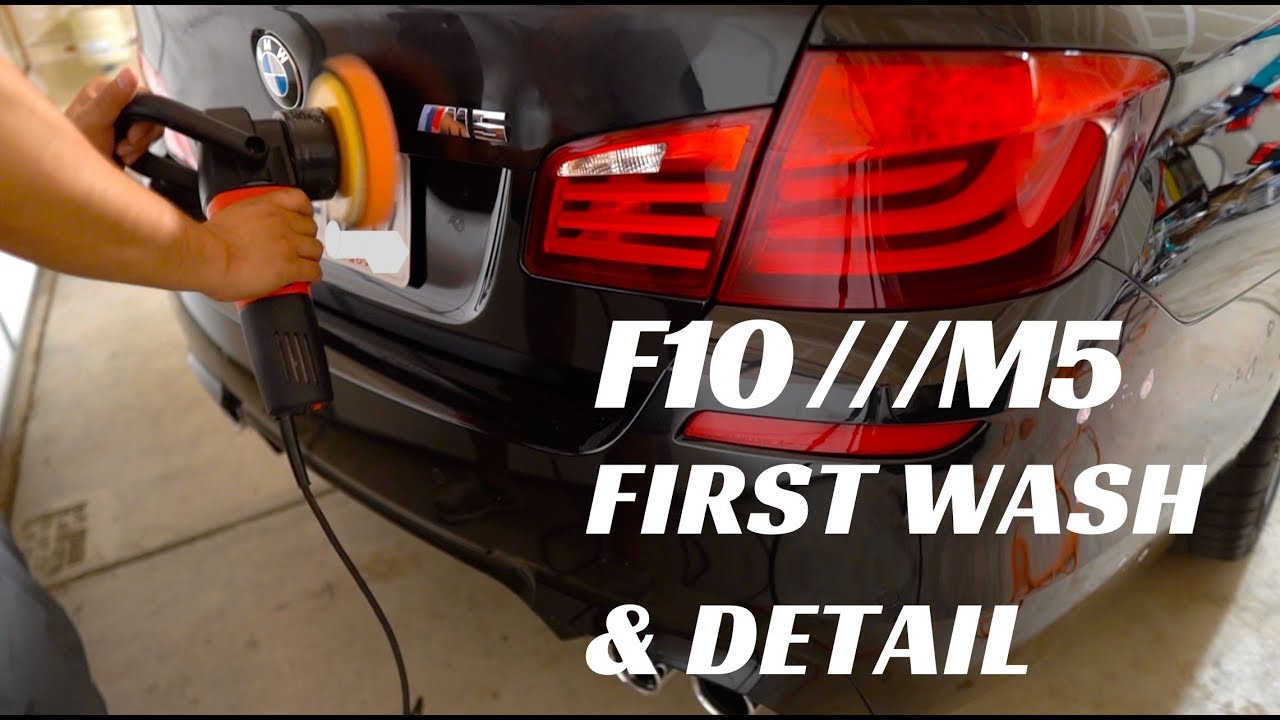F10 M5 First Wash and Detail!