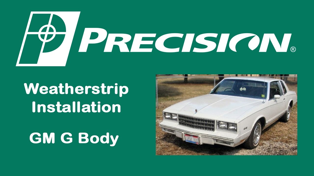 1982-1996 GM G Body Trunk Weatherstrip Install