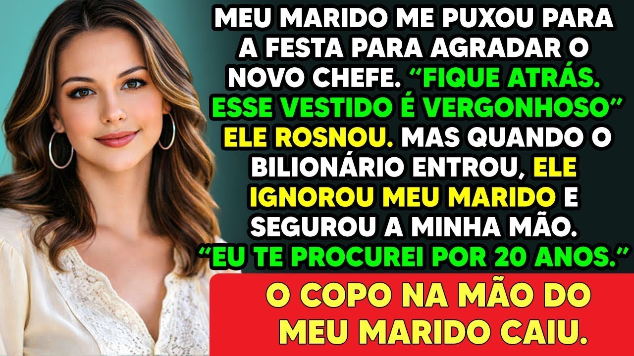 Meu marido me humilhou na festa… e o bilionário segurou minha mão  “Te procurei 20 anos”