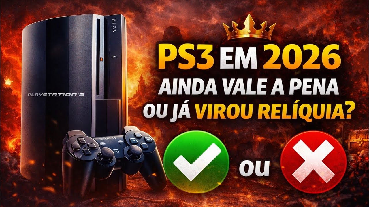 PS3 em 2026: ainda vale a pena ou é só nostalgia?