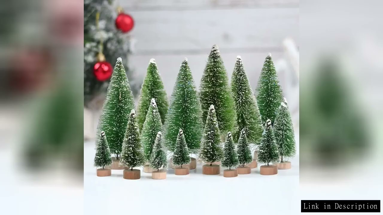 Artificial Mini Wooden Christmas Tree Blue Green White Gold Tower Pine Small Sisal Christmas Tree Ta