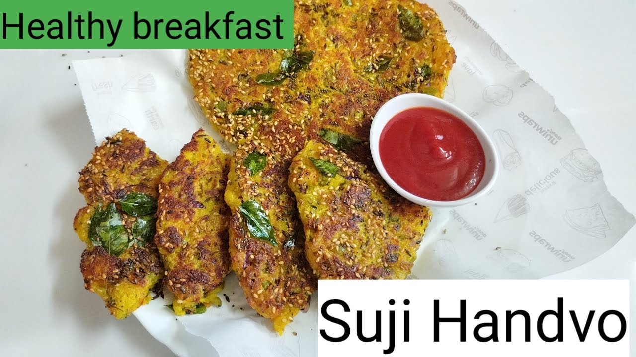 Healthy breakfast recipe | suji Handvo recipe | quick Handvo recipe| सूजी से बनाए हेल्दी नाश्ता |