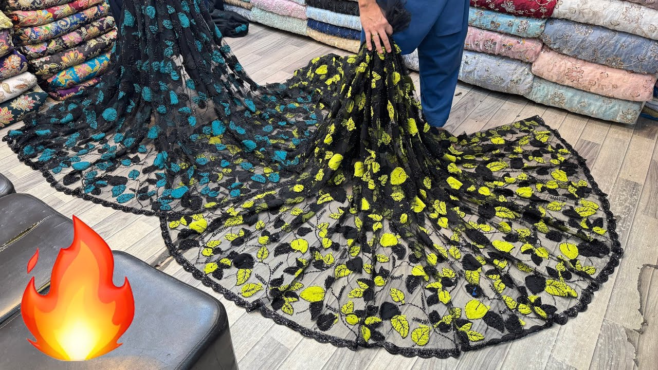 New Collections❤️✨Ribbon work embroidery designs🔥😍| Mashallah Fabrics | Contact Number 03205090475