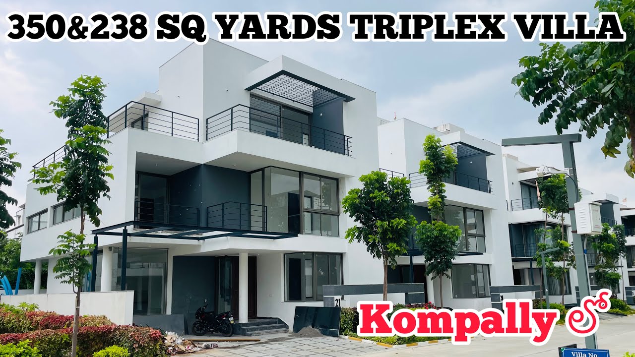 Brand New 4BHK Villas For Sale At Kompally Suchitra | Hyderabad Landlord share villas 