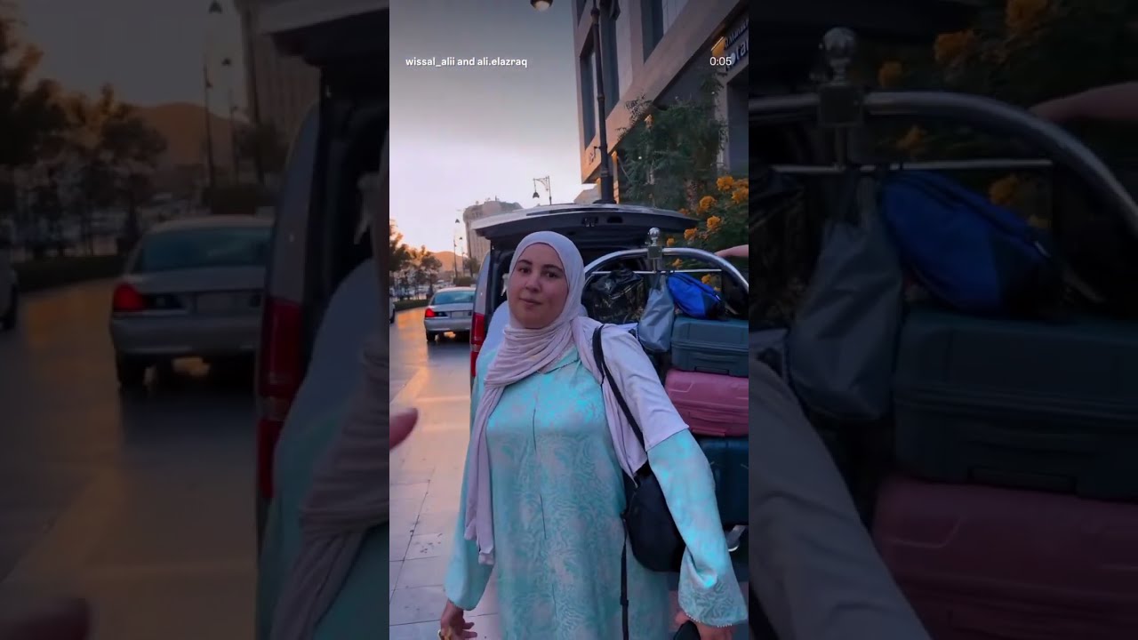 وصال وعلي رجعو المدينة المنورة💫 وصال بنت دار الكبيرة سبعة شنطات🤩غير بحدها اللهم بارك 🤲